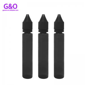 1oz 2oz 4oz 30ml negru dolofan gorilă unicorn e lichid picătură sticlă picătură 1oz negru pet chubby gorila unicorn sticlă din plastic vaper