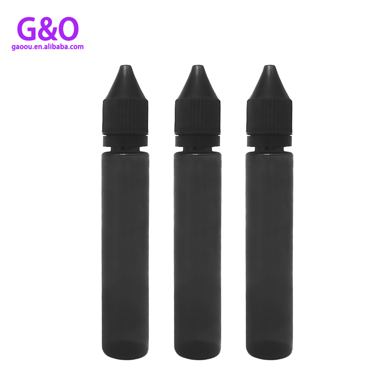 1oz 2oz 4oz 30ml negru dolofan gorilă unicorn e lichid picătură sticlă picătură 1oz negru pet chubby gorila unicorn sticlă din plastic vaper