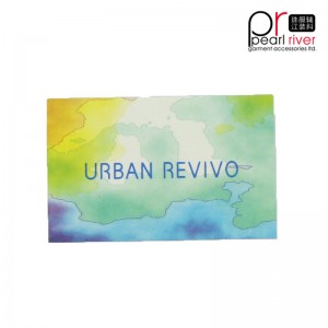 modă colorat sticker cu număr mare