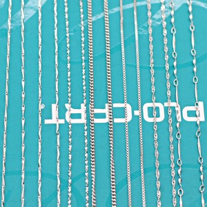 S925 Comerț cu ridicata cu lanț țesut cu argint