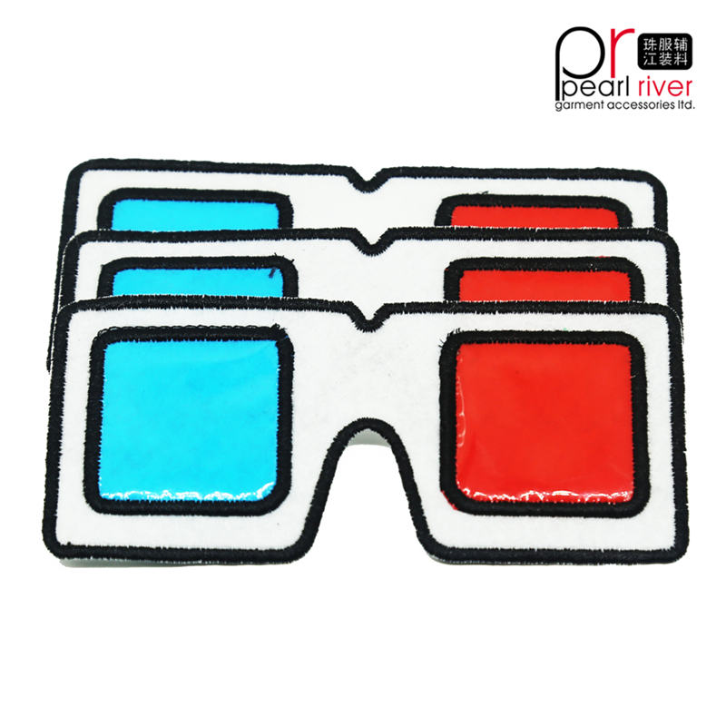 Tpu patch cu ochelari de pâslă