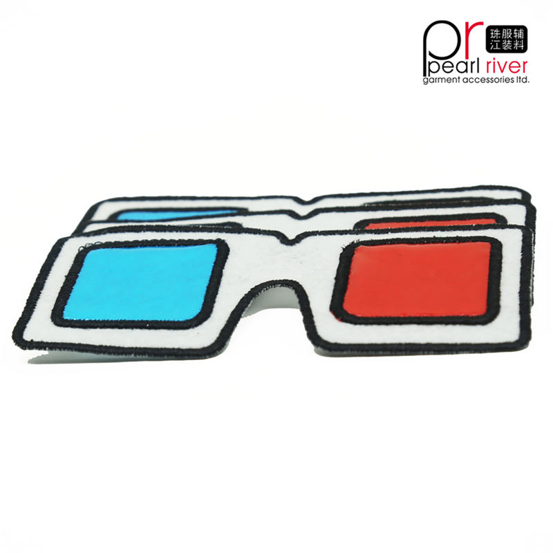 Tpu patch cu ochelari de pâslă