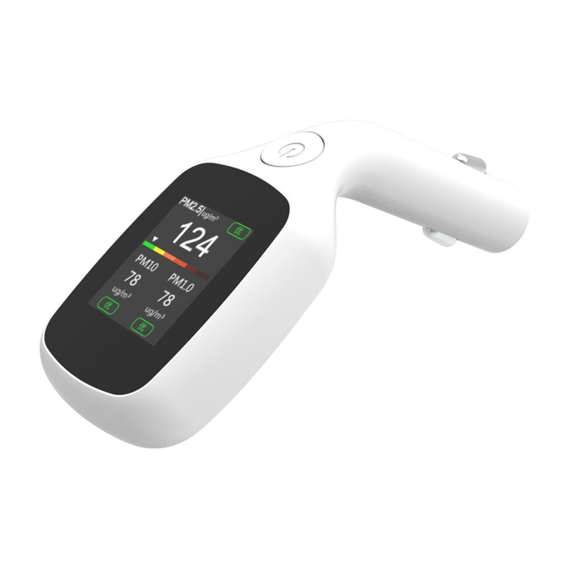 Detector de aer Dienmern CO2 PM2.5 2019 Vânzări la cald DM509 Multi-funcție Detector de calitate a aerului CO2 PM2.5 HCHO TVOC AQI