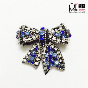 Cele mai recente fluture Bowknot Rhinestone Patch Crystal fluture