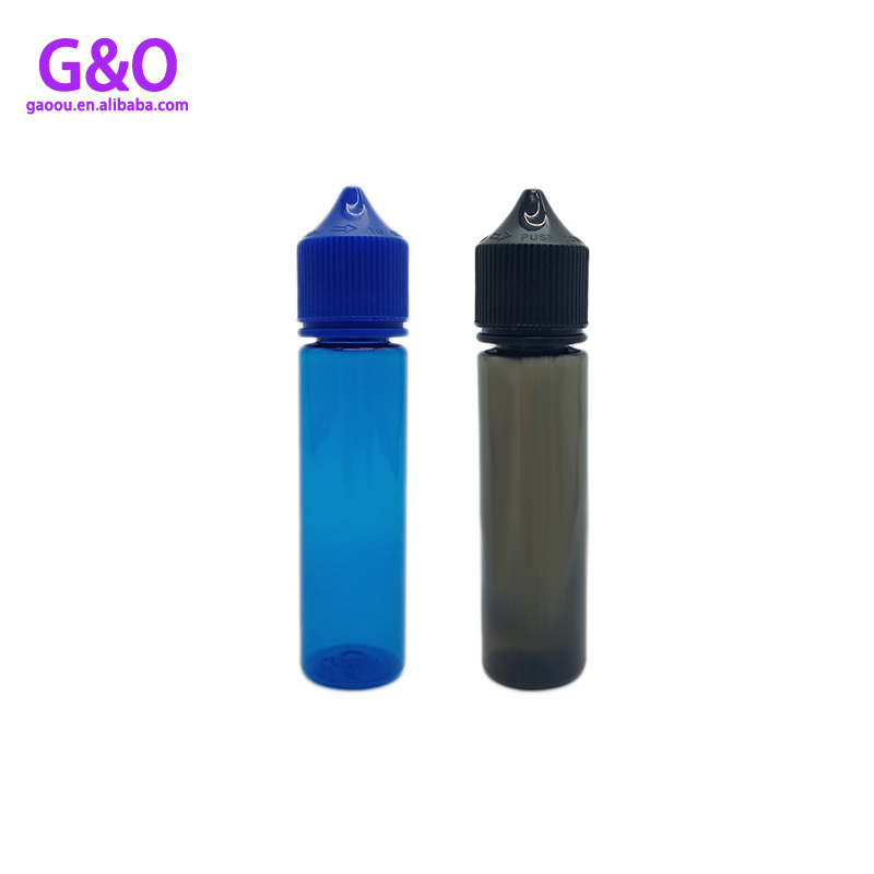 Sticlă de 60 ml unicorn unicorn sticla eliquidă noua v3 albastru negru din plastic pentru animale de companie chubby gorila unicorn vape dropper flacon