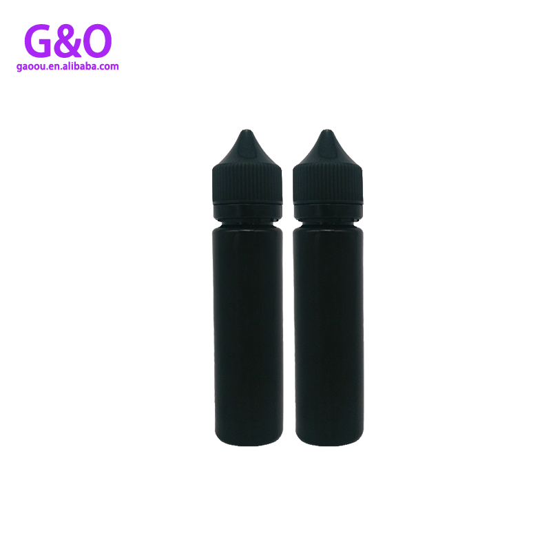 Sticlă de 60 ml unicorn unicorn sticla eliquidă noua v3 albastru negru din plastic pentru animale de companie chubby gorila unicorn vape dropper flacon
