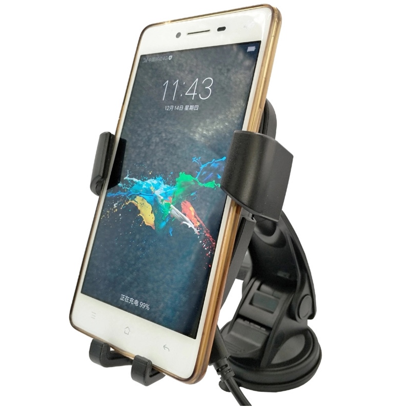 Cel mai nou design 2019 Încărcarea rapidă a mașinii Încărcătorul de telefon fără fir pentru mașină, cu inducție gravitațională, adaptabil cu toate dispozitivele QI