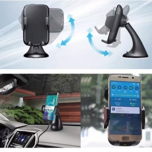 Cel mai nou design 2019 Încărcarea rapidă a mașinii Încărcătorul de telefon fără fir pentru mașină, cu inducție gravitațională, adaptabil cu toate dispozitivele QI