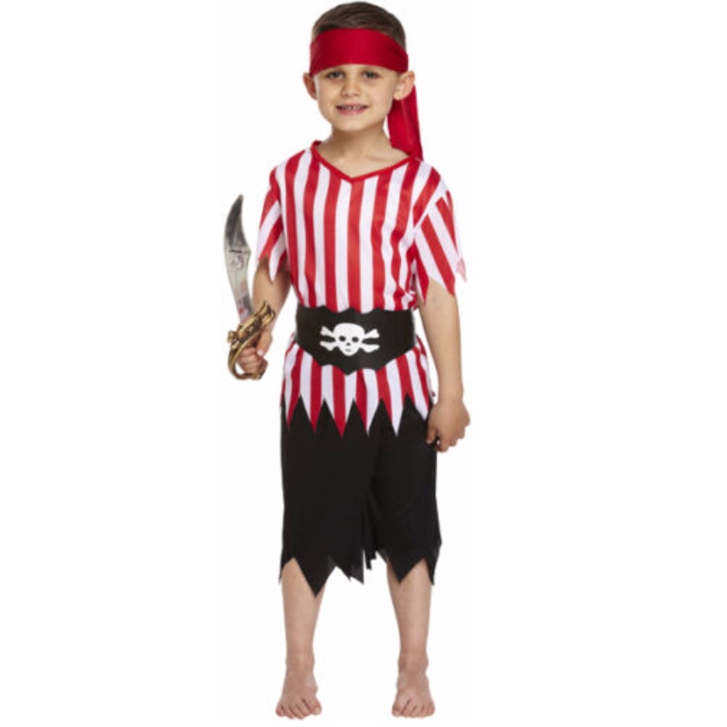 Costume de pirat pentru copii Băieți Caraibe Cartea Săptămâna Ziua Ținută ținută de Halloween