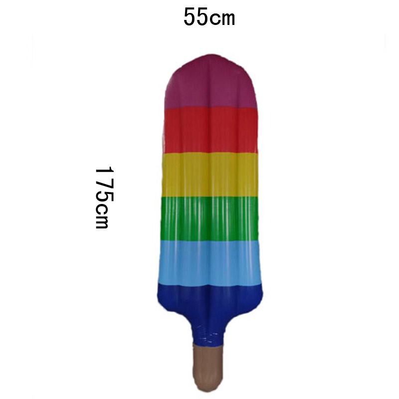 Gonflabil Rainbow Popsicle Pool Float / Pool Lounge