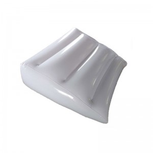 Pernă gonflabilă triunghi cu pernă / pernă albă