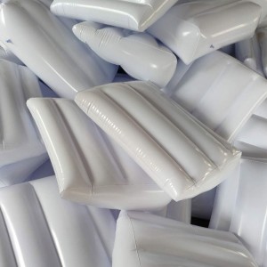 Pernă gonflabilă triunghi cu pernă / pernă albă