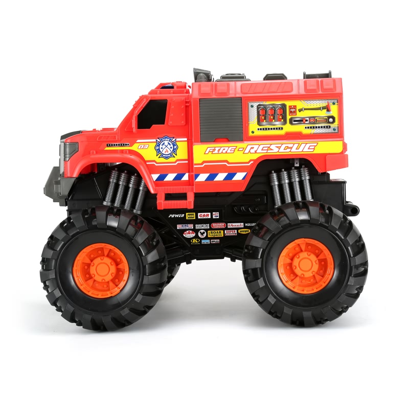 Motor de pompieri - monstru pentru picioare mari