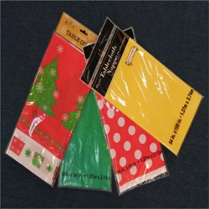 Sărbători de nuntă hârtie de masă de unică folosință din plastic PEVA