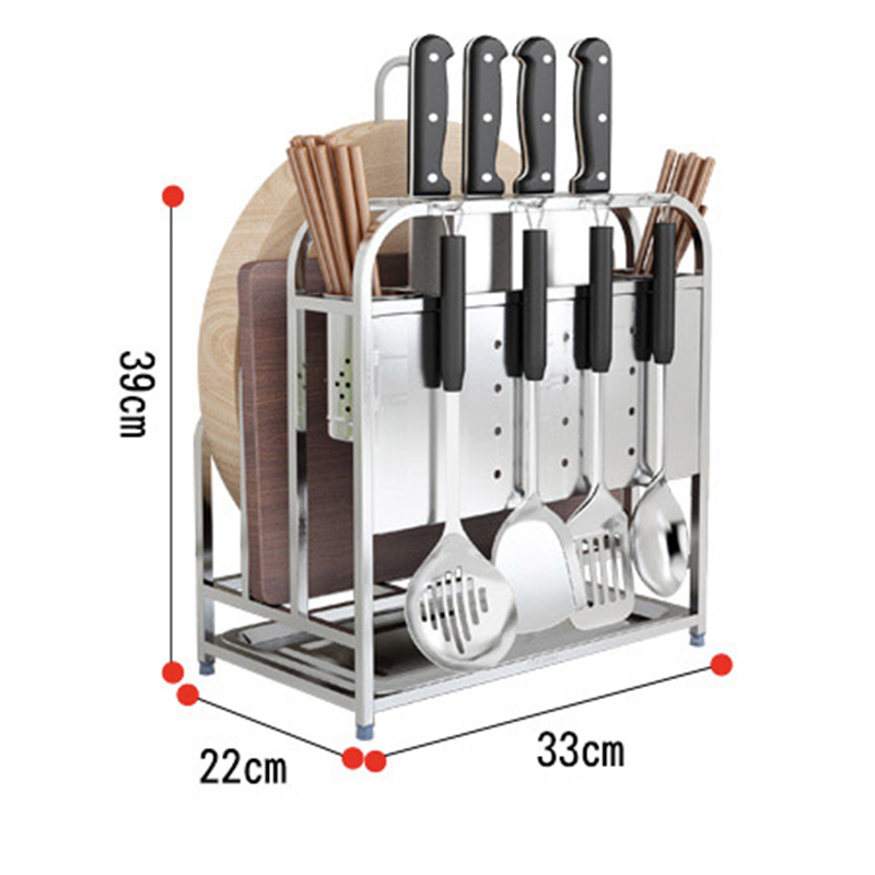 Suport de cuțit din bucătărie din oțel inoxidabil, suport pentru tăiere din bucătărie, suport pentru depozitarea bucătăriei