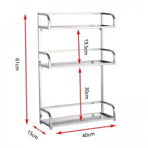 Rack de condimente din oțel inoxidabil, suport pentru cuțit, suport pentru depozitare