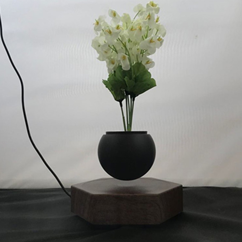 Mașină de plantat cu ghiveci magnetice din lemn plutitor cu bonsai PA-0720