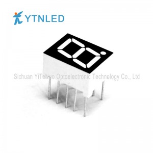 0.39 inch red 1 digit 7 Segment LED segment, tub digital