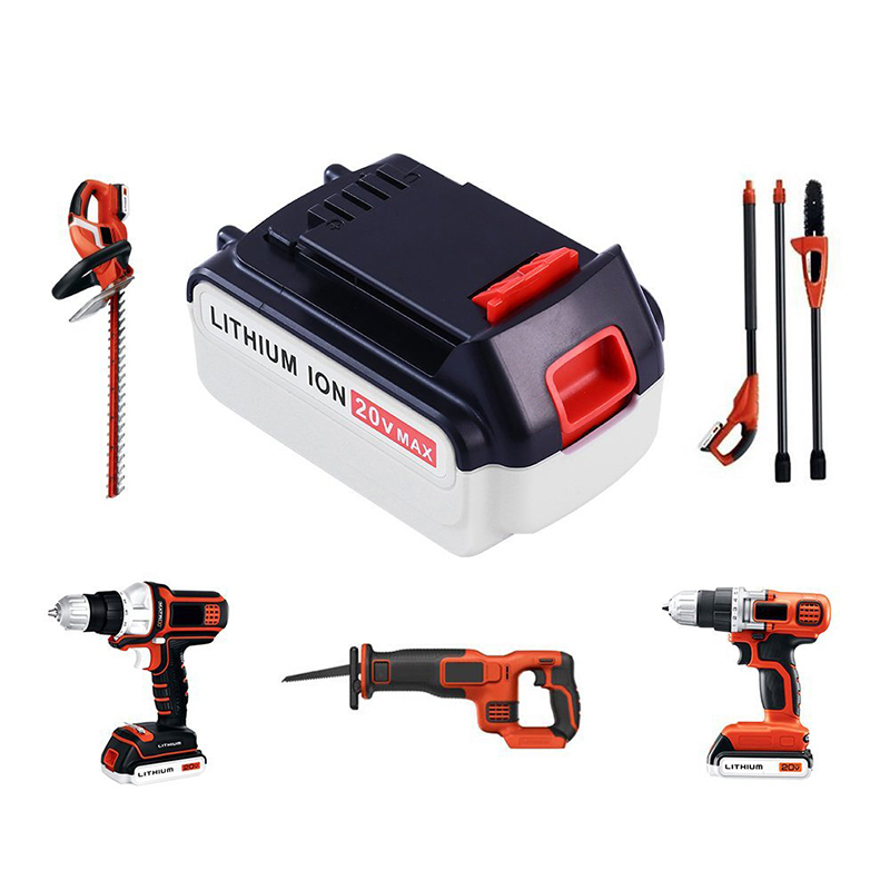 Pentru Black u0026 Decker LB20, LBX20, LBX4020, LB2X4020 Baterii pentru înlocuirea bateriei Li-ion 20V 6000mAh