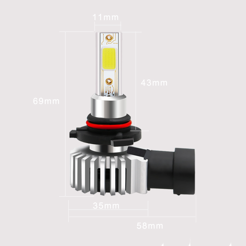 noi toate într-un singur design HB3 9005 becuri de înaltă putere led faruri de ceață 9005 led