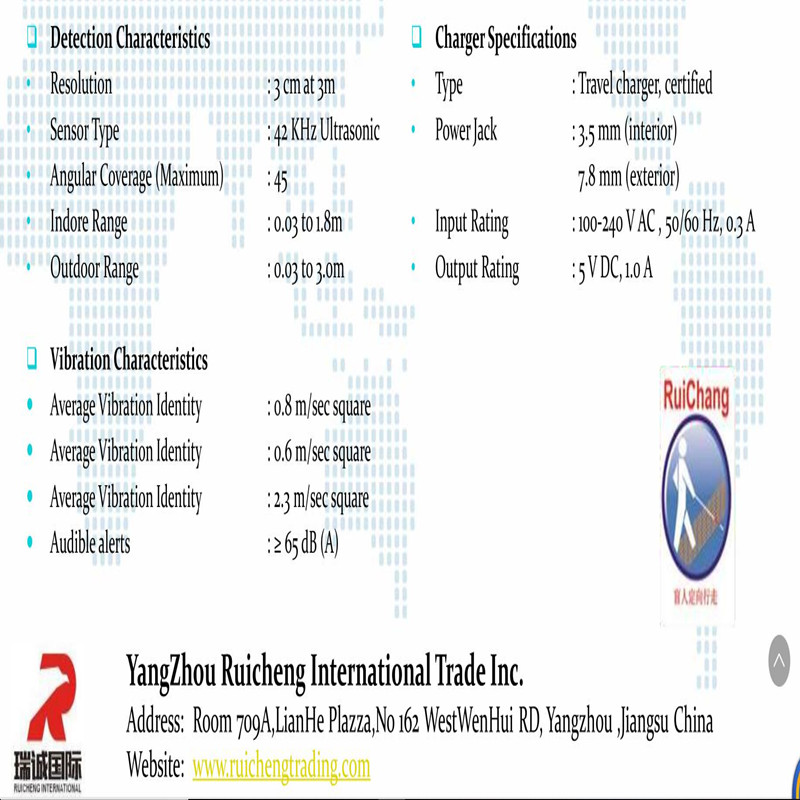 baston inteligent din aluminiu pliant baston pentru oameni nevăzători cu căldură