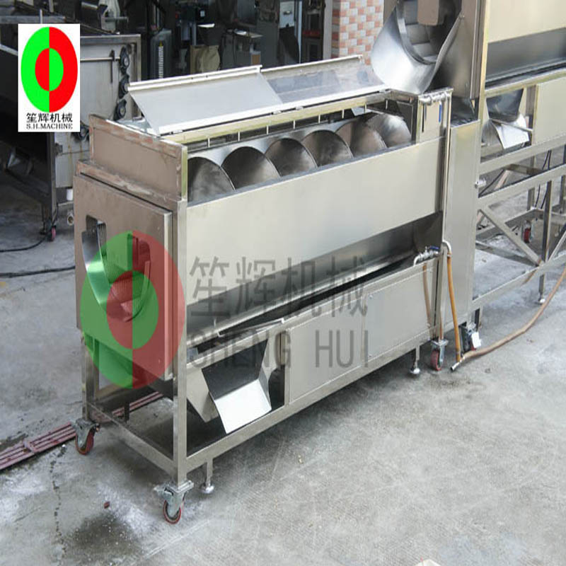 Masina de decojit pepeni / masina de decojit fructe si legume / masina de cojit continua cu fructe de pepene galben de curatat QX-824