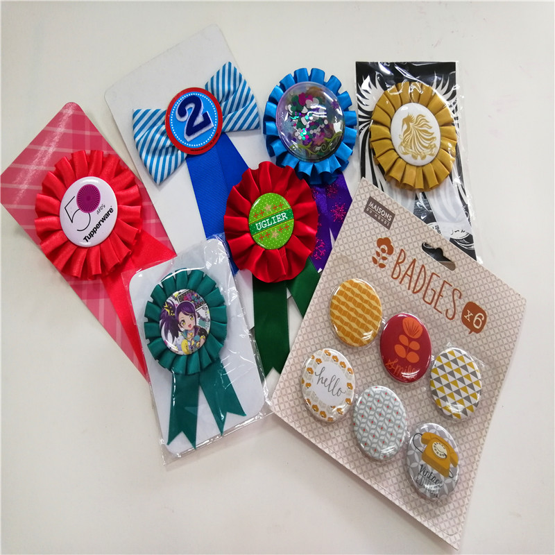 Fabrica din China Buton metalic buton insigna de pin cu insignă colorată logo-ul