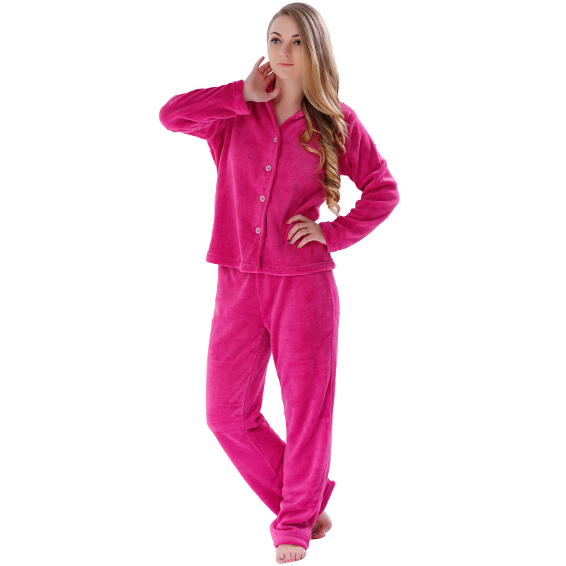 Pijama pentru femei moi din fleece pentru adulți
