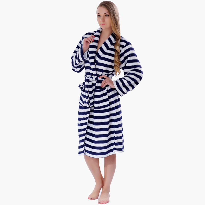 Robe cu dungi adulte Bărbați Femei Pijama