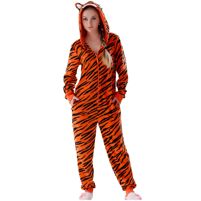 Femei Costum de pijama cu guler din gofră din microfibră pentru femei