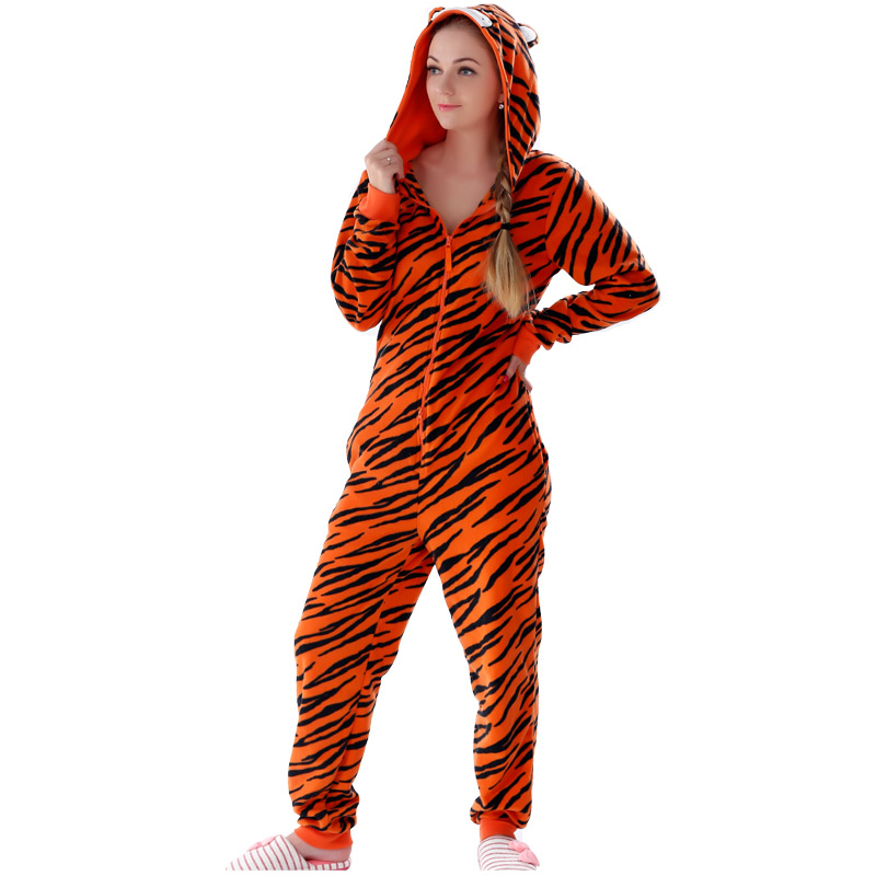 Femei Costum de pijama cu guler din gofră din microfibră pentru femei