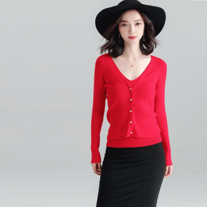 Pulover set de două piese pentru femei și jerseu