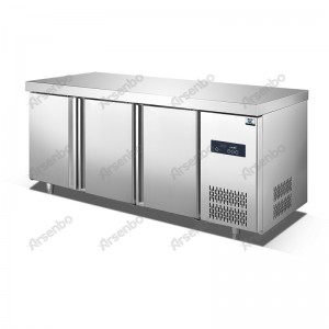 Design de lux bucătărie subterană congelator congelator masă de lucru suitalbe pentru 400 * 600mm tigăi de copt