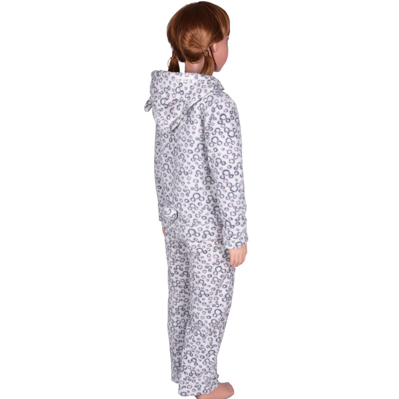 Set de pijamale din broderie din coral copii pentru copii