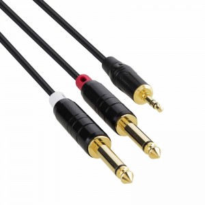 Cablu de divizor de 3,5 mm 1/8 \