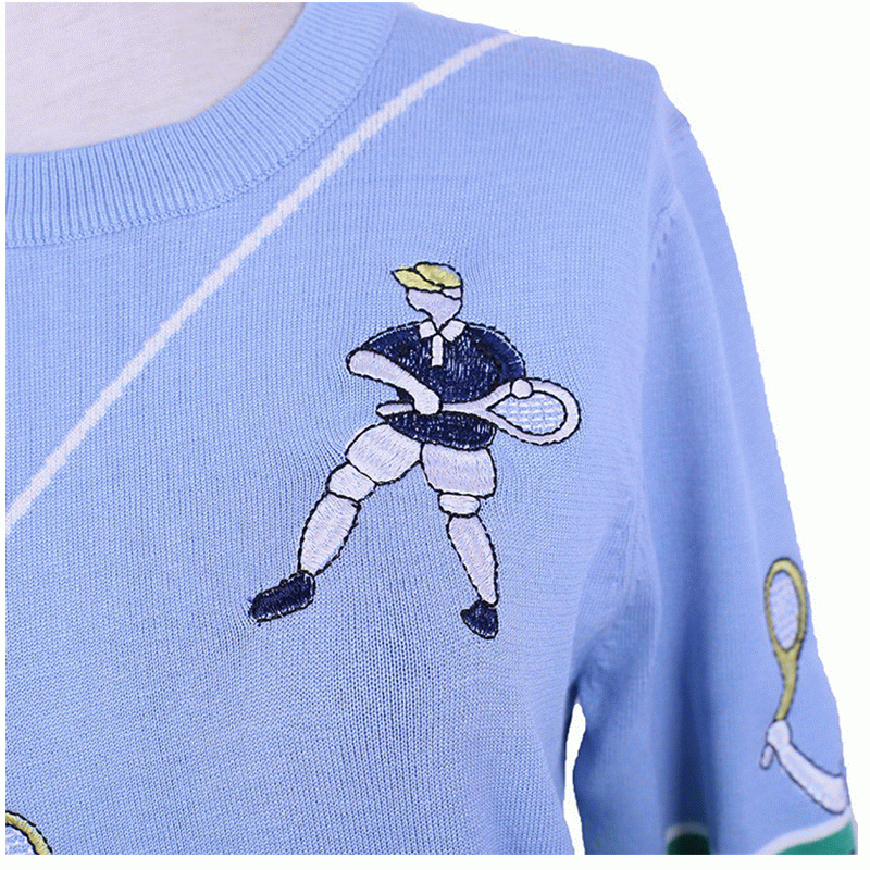 Pulover tricotat brodat, design personalizat, bărbați