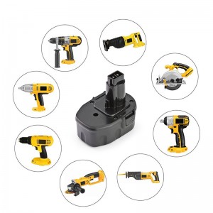 Ni-Cd 14.4V 1300mAh Înlocuirea bateriilor fără unelte pentru Dewalt DC9091, DE9091, DE9038