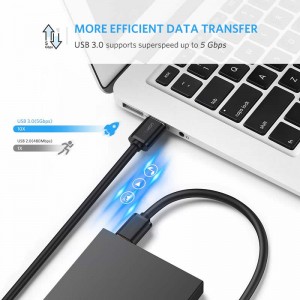 Cablu USB 3.0 A la A Cablu de cablu A de la mascul la mascul pentru cablurile de transfer de date