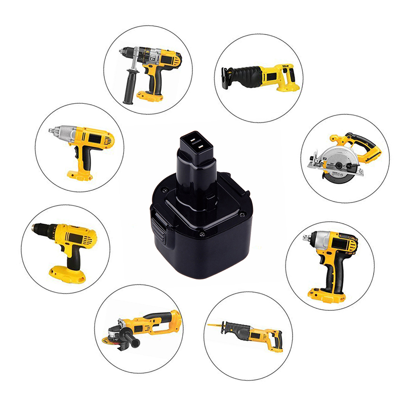DE9062, DW9061, DW9062 Baterii de înlocuire cu dewalt 9.6V 3000mAh Ni-Mh Baterie