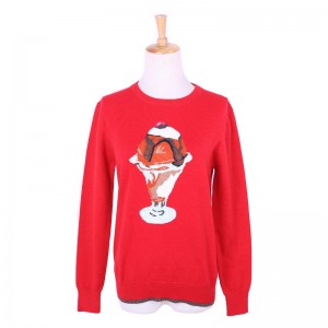 Pulover pulverizator 100% din bumbac cu design glaciar personalizat