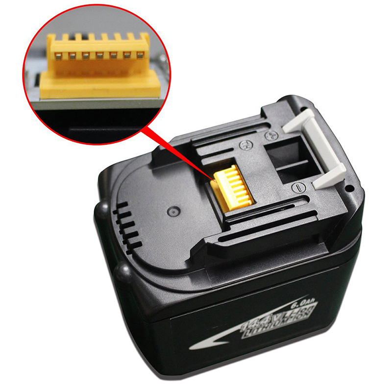 Li-ion 14.4V 6000mAh Baterii de rezervă pentru înlocuire Makita BTW250Z, BUB142Z