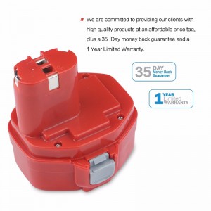 Ni-Cd 14.4V 2000mAh Baterii de înlocuire pentru Makita 1435, 1435F, 192699-A Instrumente electrice fără fir
