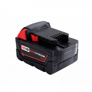 Litiu 18V 3000mAh Înlocuirea bateriilor de semănătoare fără fir pentru Milwaukee 48-11-1840 M18
