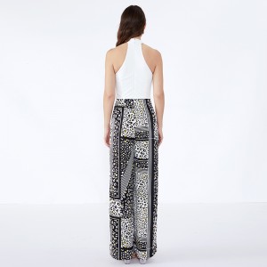 Pantaloni pentru femei cu dungi la modă, pantaloni moderni, personalizați, personalizați