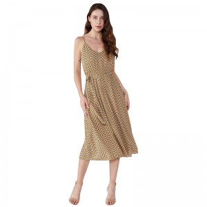 Rochie de vara cu dungi din dungi 2019, casual, rochii casual, femei rochie vintage