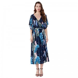 Design african Afaceri elegante femei dama moda șifon rochii casual rochii de vară JSDJ2558