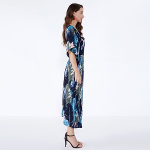 Design african Afaceri elegante femei dama moda șifon rochii casual rochii de vară JSDJ2558