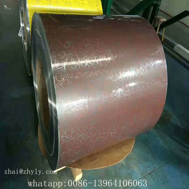 3003 Alia PE / PVDF Bobină de aluminiu stucată acoperită cu hârtie artizanală