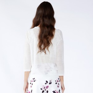 Femei din Coreea Albă Femei din 2 piese Set Femei Îmbrăcăminte Bluze cu mânecă lungă Bluze