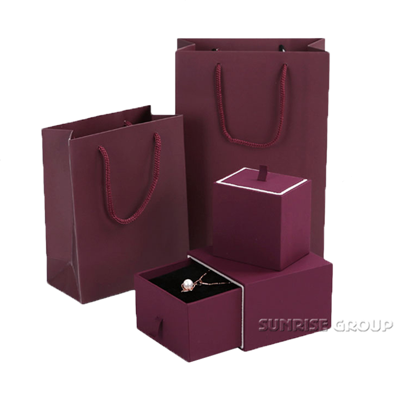 High-end Custom Handmade Bijuterii Hârtie Box Hârtie Bag